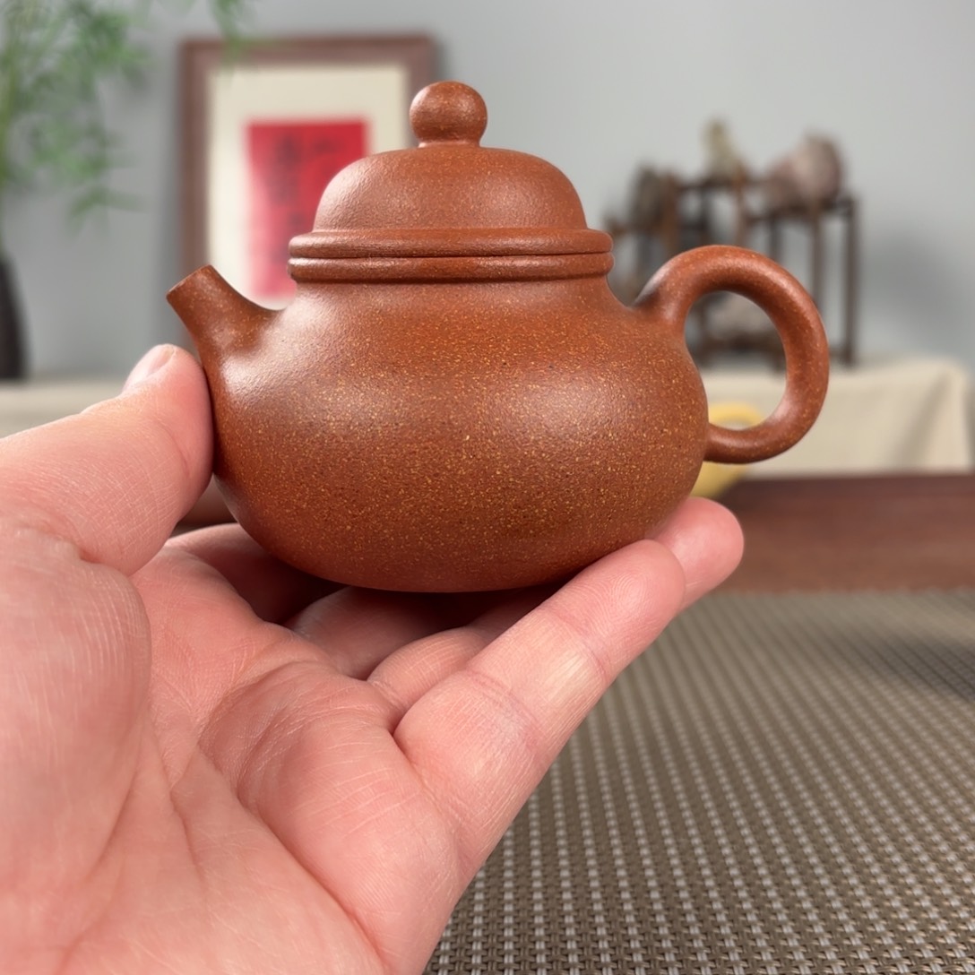 紫砂茶壶黄龙山原矿紫砂壶190