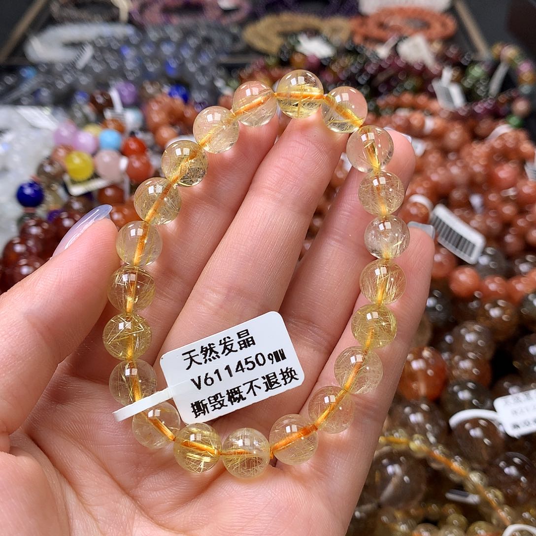 水晶手链未镶嵌，