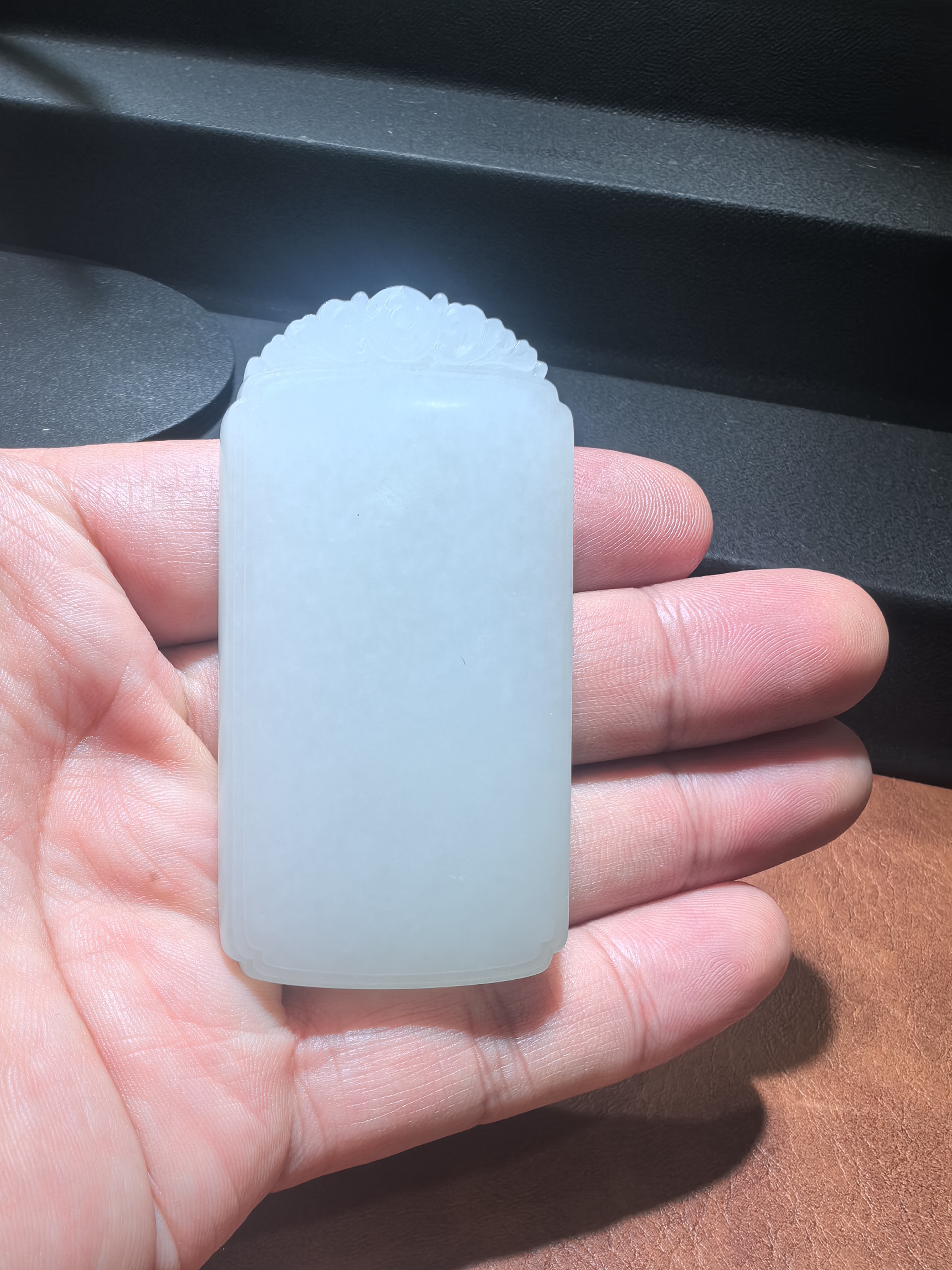 和田玉平安牌高油高糯可作礼物