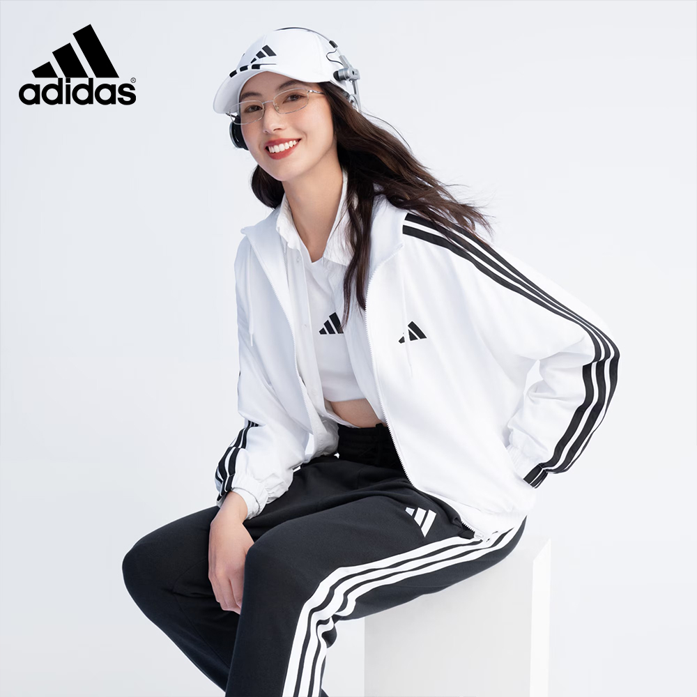 【流光风】adidas阿迪达斯女子运动休闲潮流时尚夹克外套JZ2161