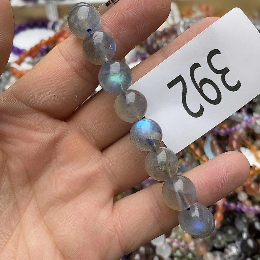 拉长石手链未镶嵌手链