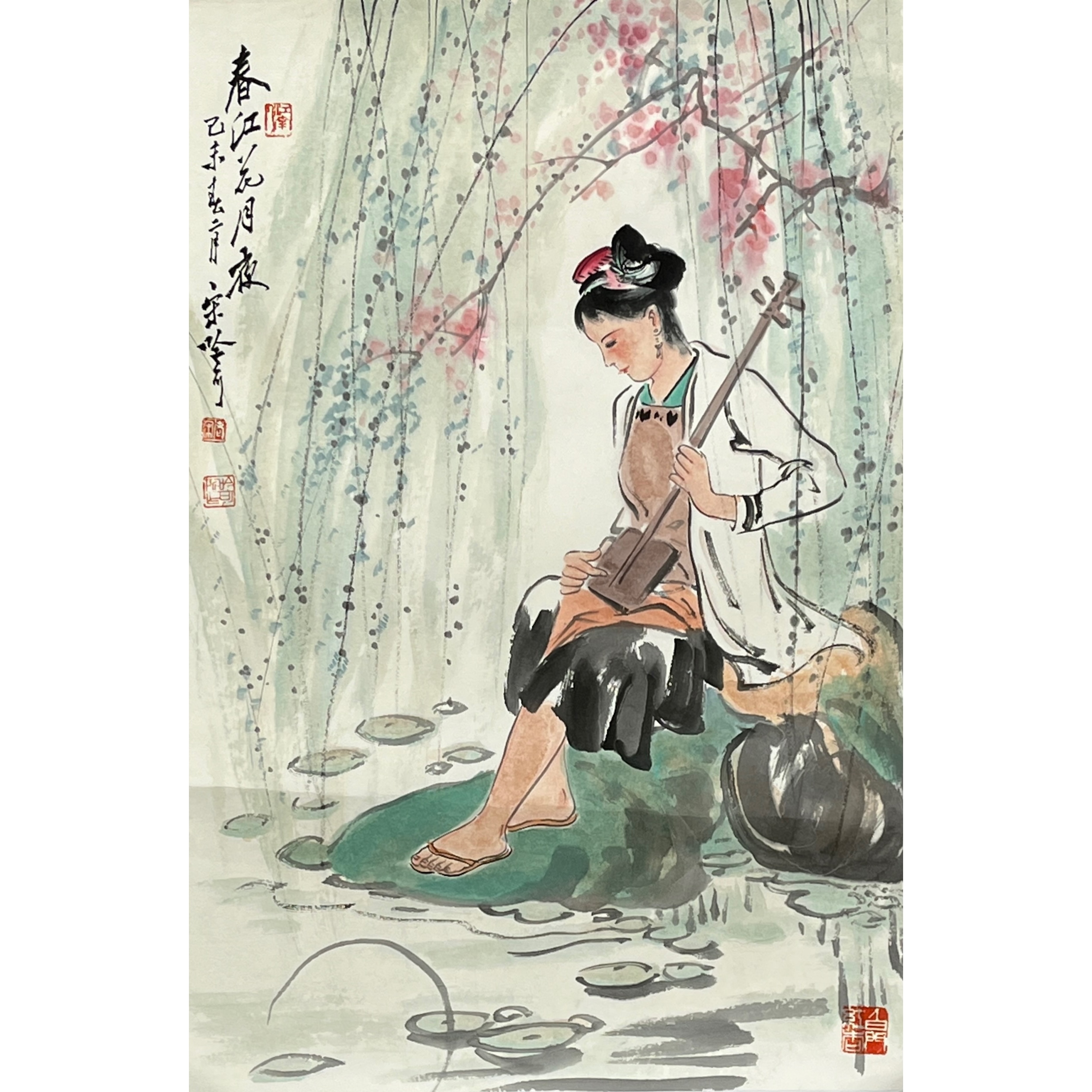 Lot 1087 宋吟可《人物》69cm*46cm