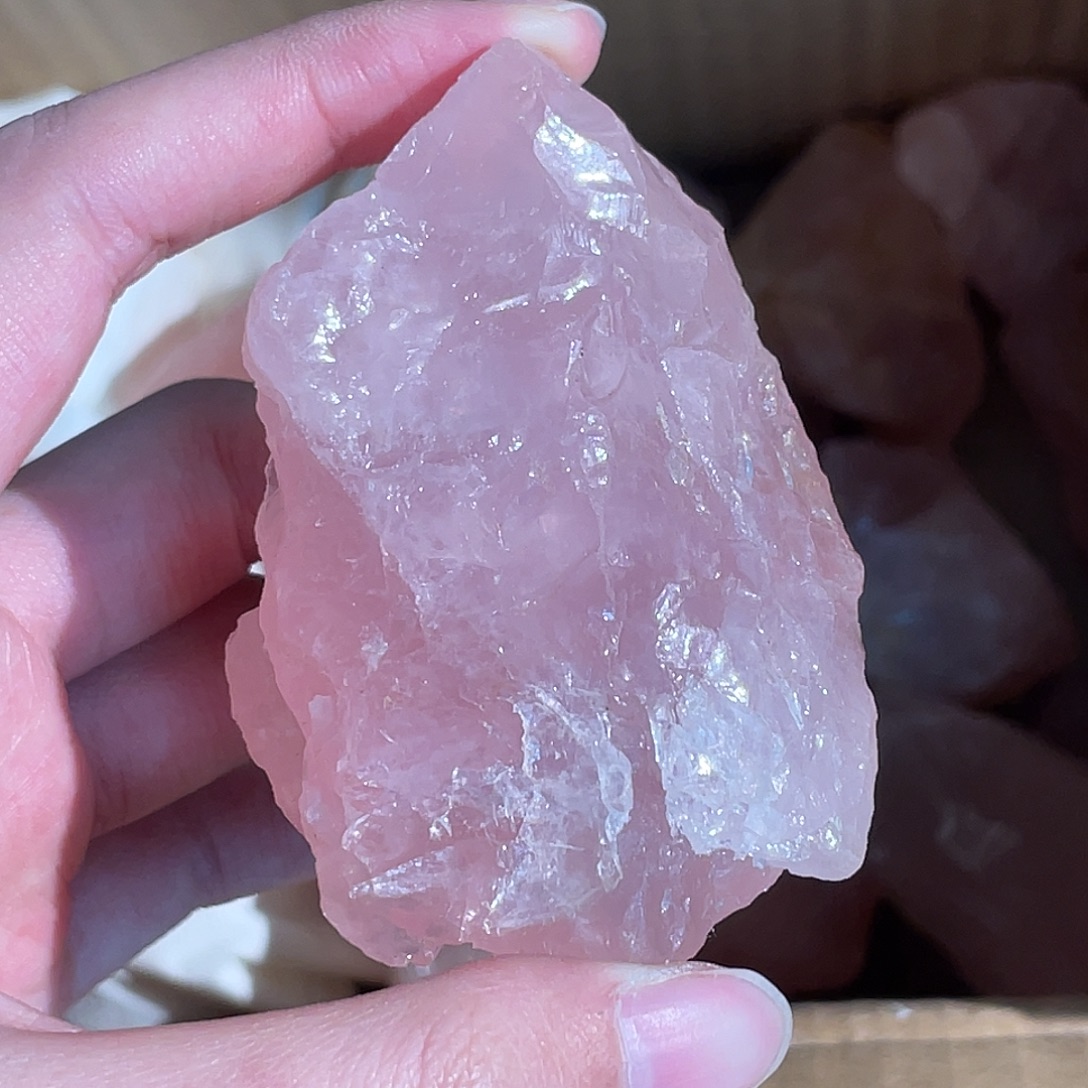 福***户手串水晶未镶嵌粉水晶 111号