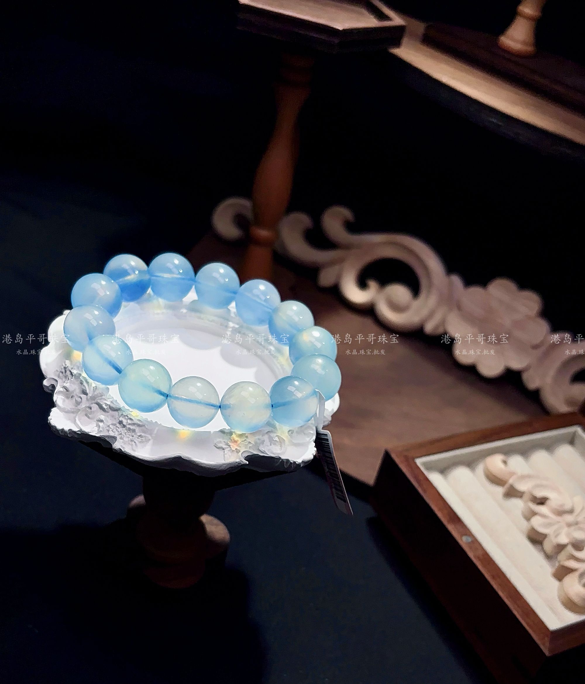 【海蓝宝】手串DIY手链多样性发货
