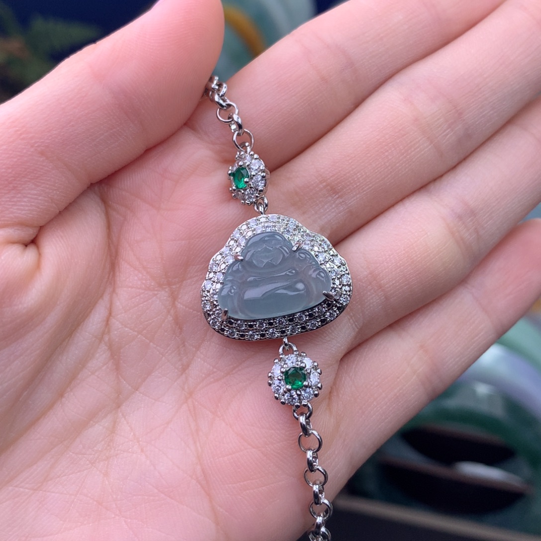 翡翠未镶嵌手链手链