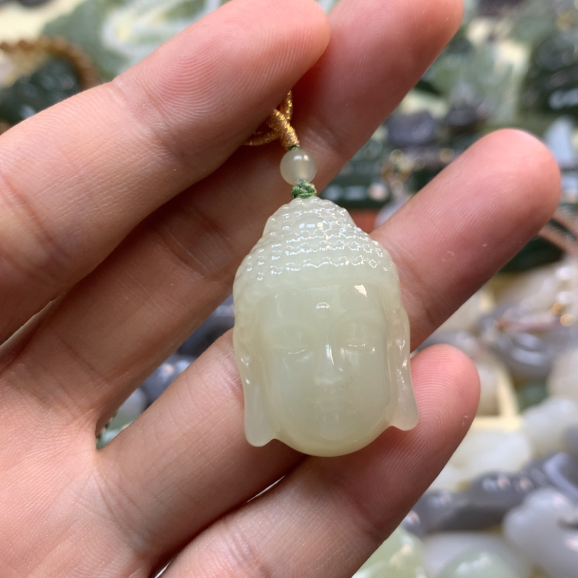 【闪购商品】和田玉颈饰未镶嵌小*子