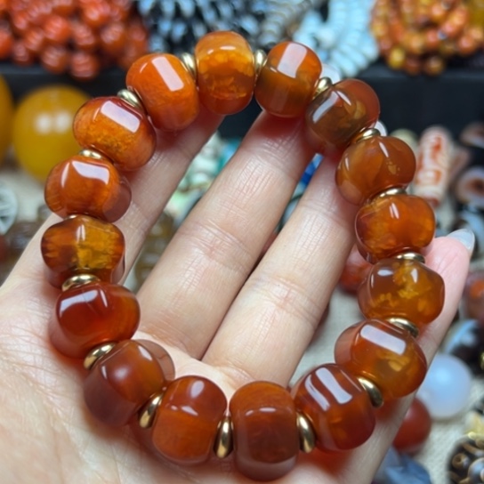 用***5玛瑙/玉髓未镶嵌颈饰