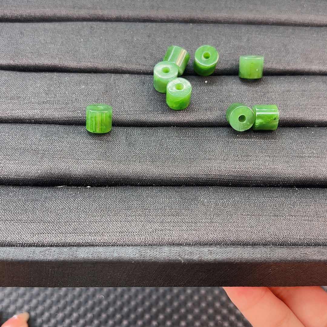 颈饰未镶嵌和田玉碧玉路路通一个