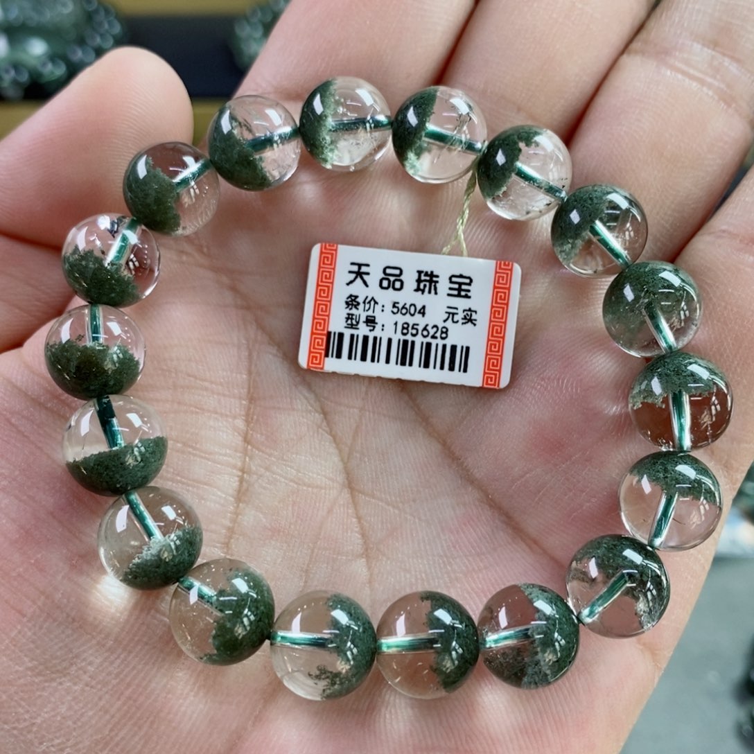 水晶手串未镶嵌绿幽灵185628