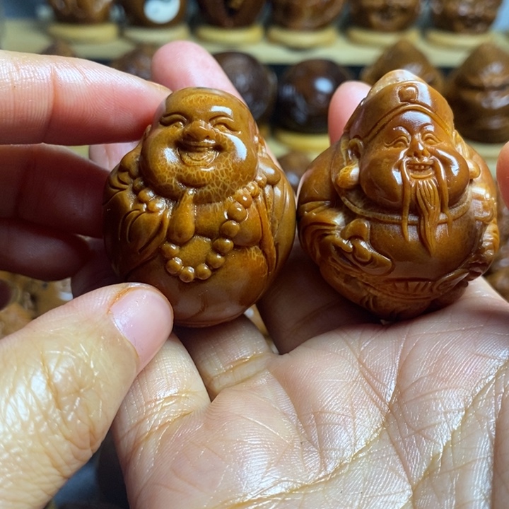 【闪购商品】香榧木橄榄核雕刻