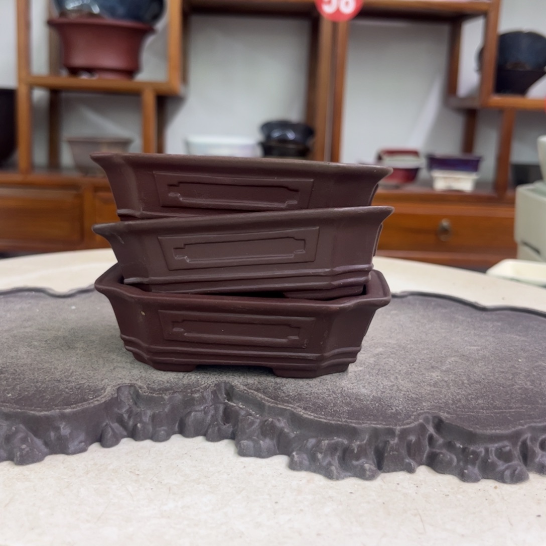 紫砂花盆瑕疵3.5/11-9-3。。。