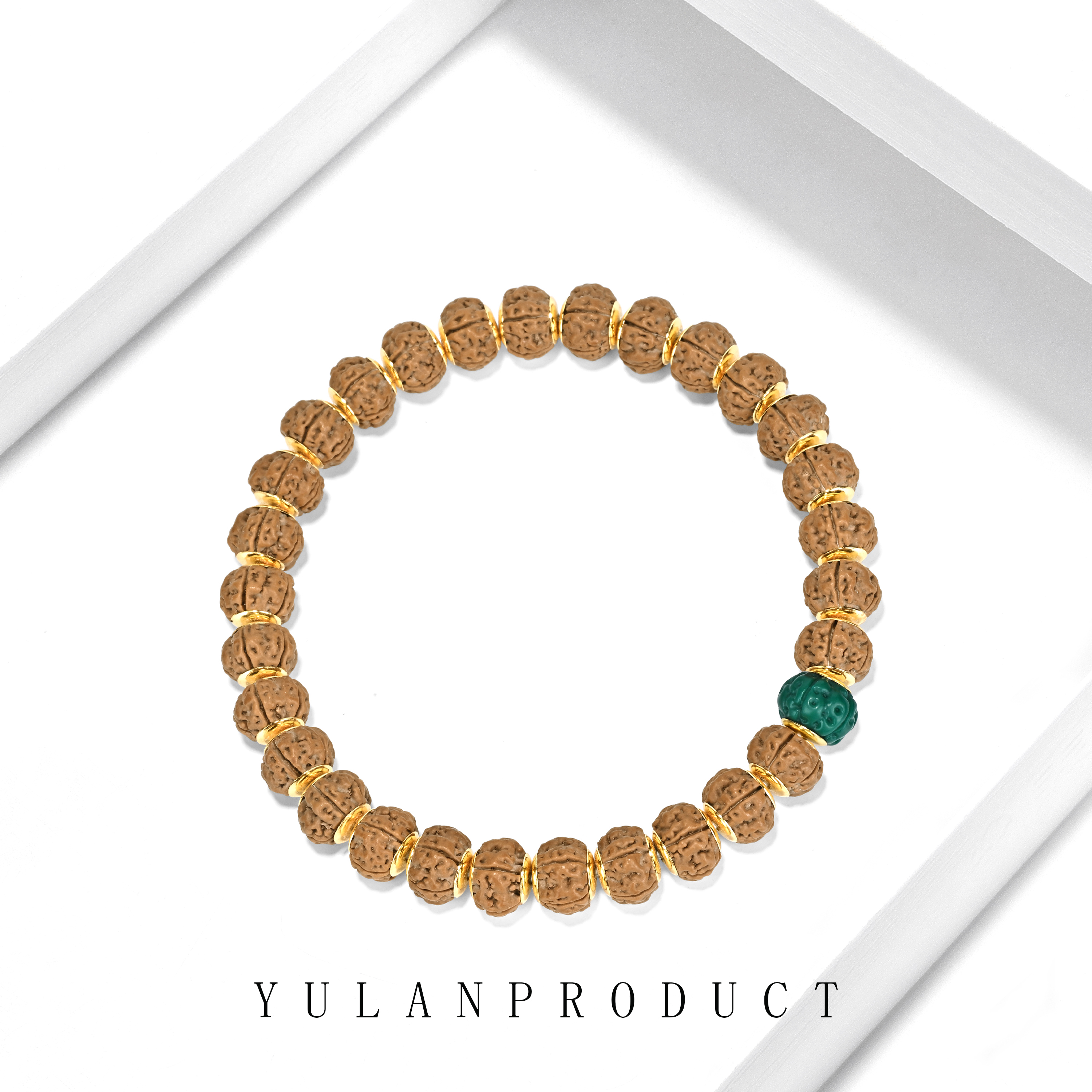 龙虎山【周】界守战甲系列「金盾·老树王金刚」五瓣金刚合金贴片-9mm