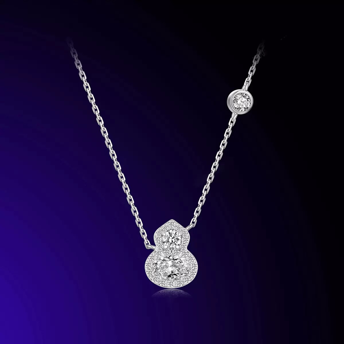 铜合金项链 爆款葫芦项链有质感氛围感配饰精致小众饰品项链0061N