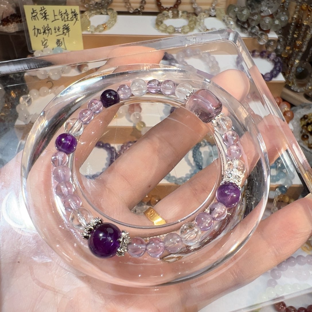 水晶手绳未镶嵌紫水