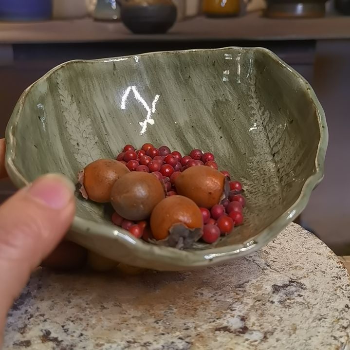 盘72手工高温原矿窑变