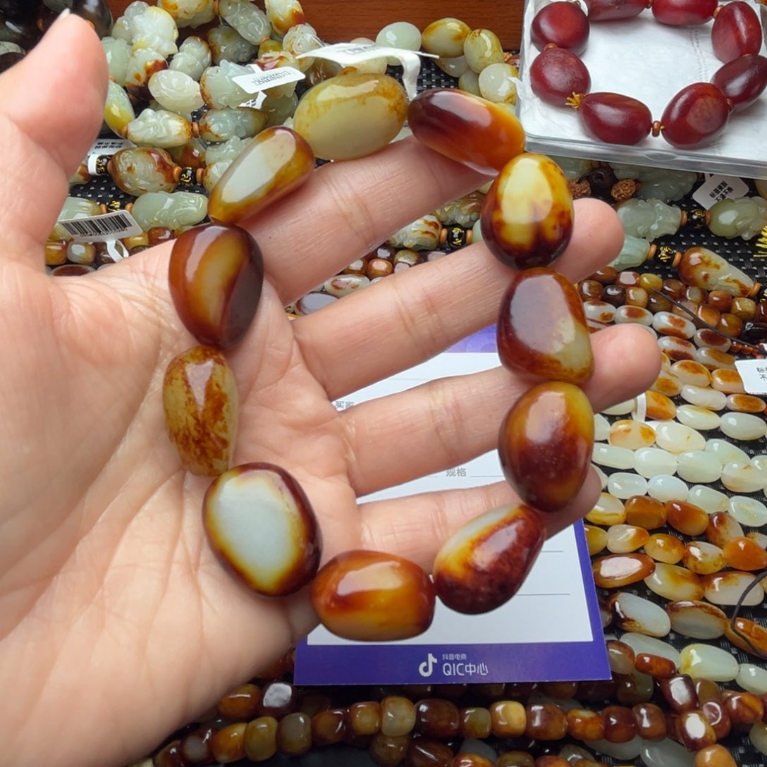 和田玉手链未镶嵌锐