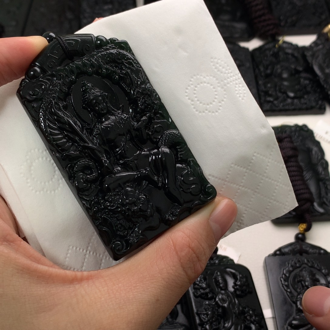 天然a货钢琴黑挂件