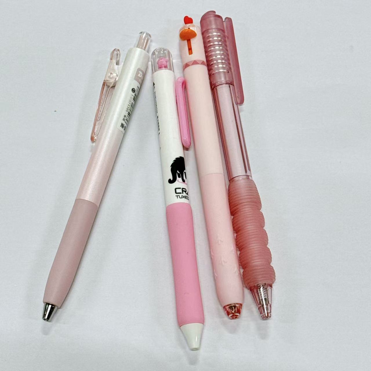 【黑墨-4支】B09粉杆烟熏小鸡渐变奶牛猫,掉封蜡不售后