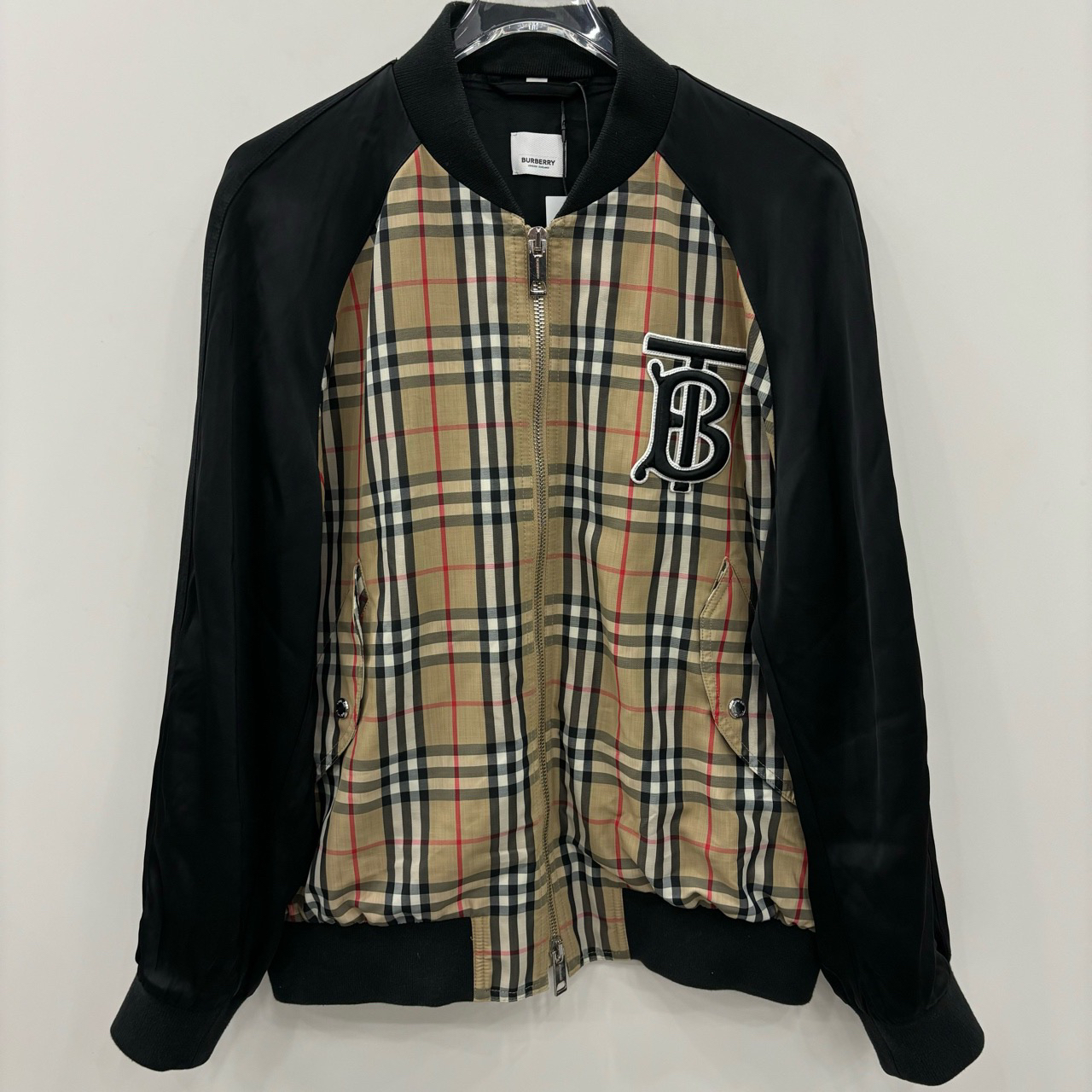 Burberry 博柏利/字母印花宽松立领外套/尺码52/98新/编号6909