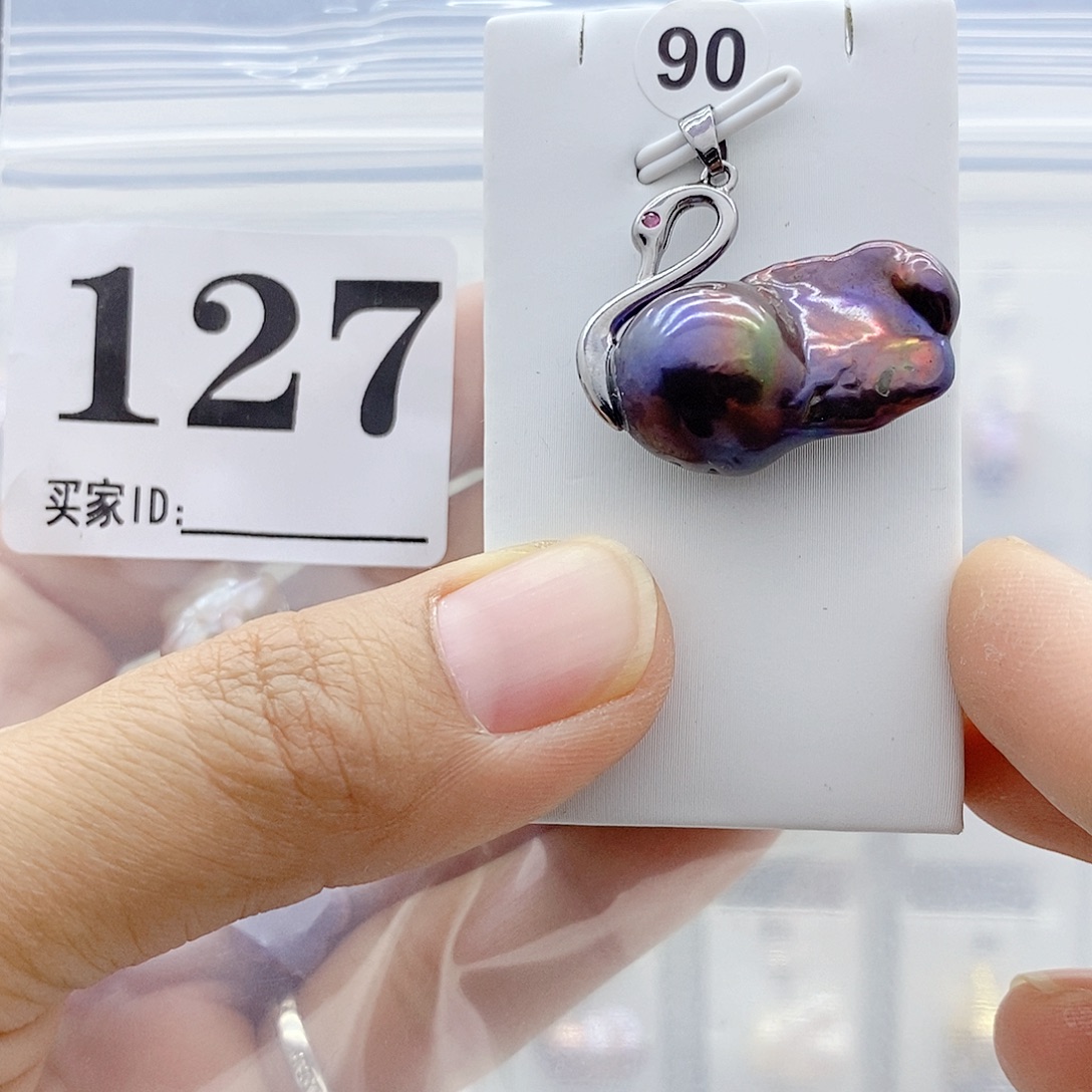 淡水珍珠颈饰钛钢