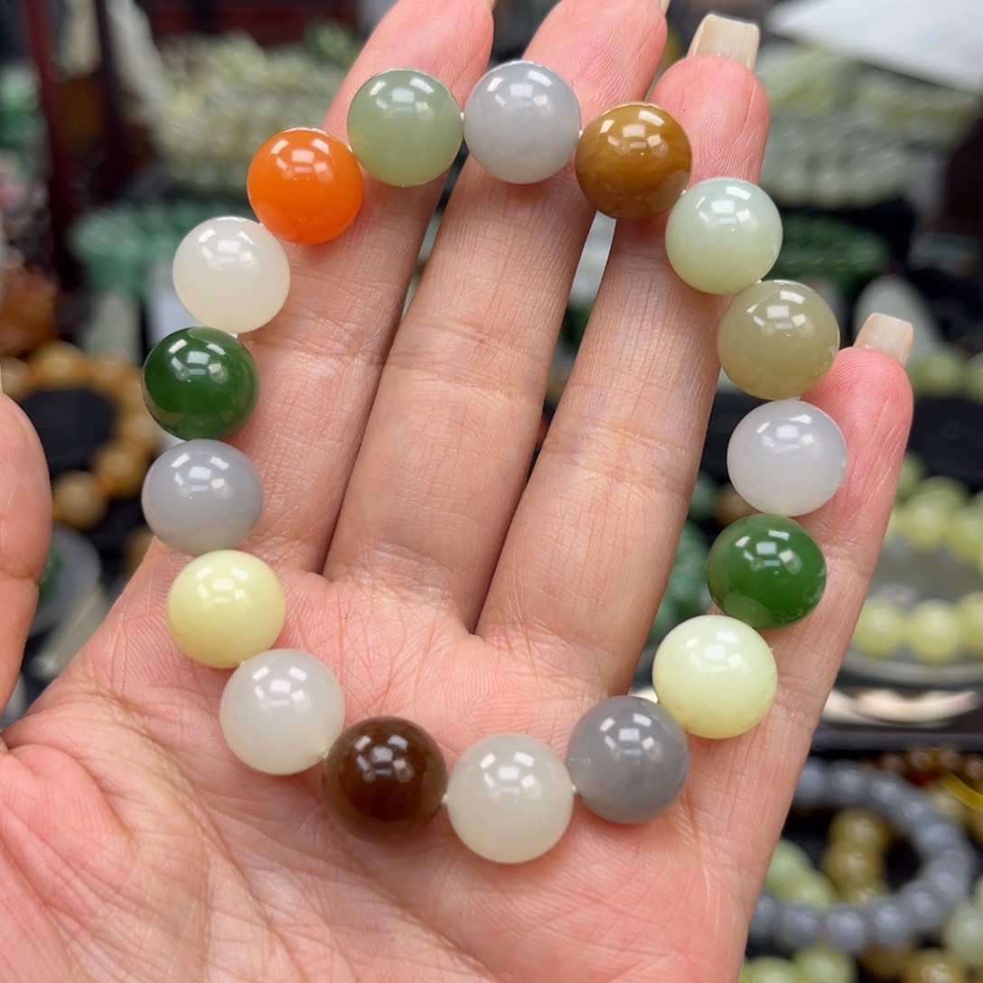 和田玉手串未镶嵌恒*