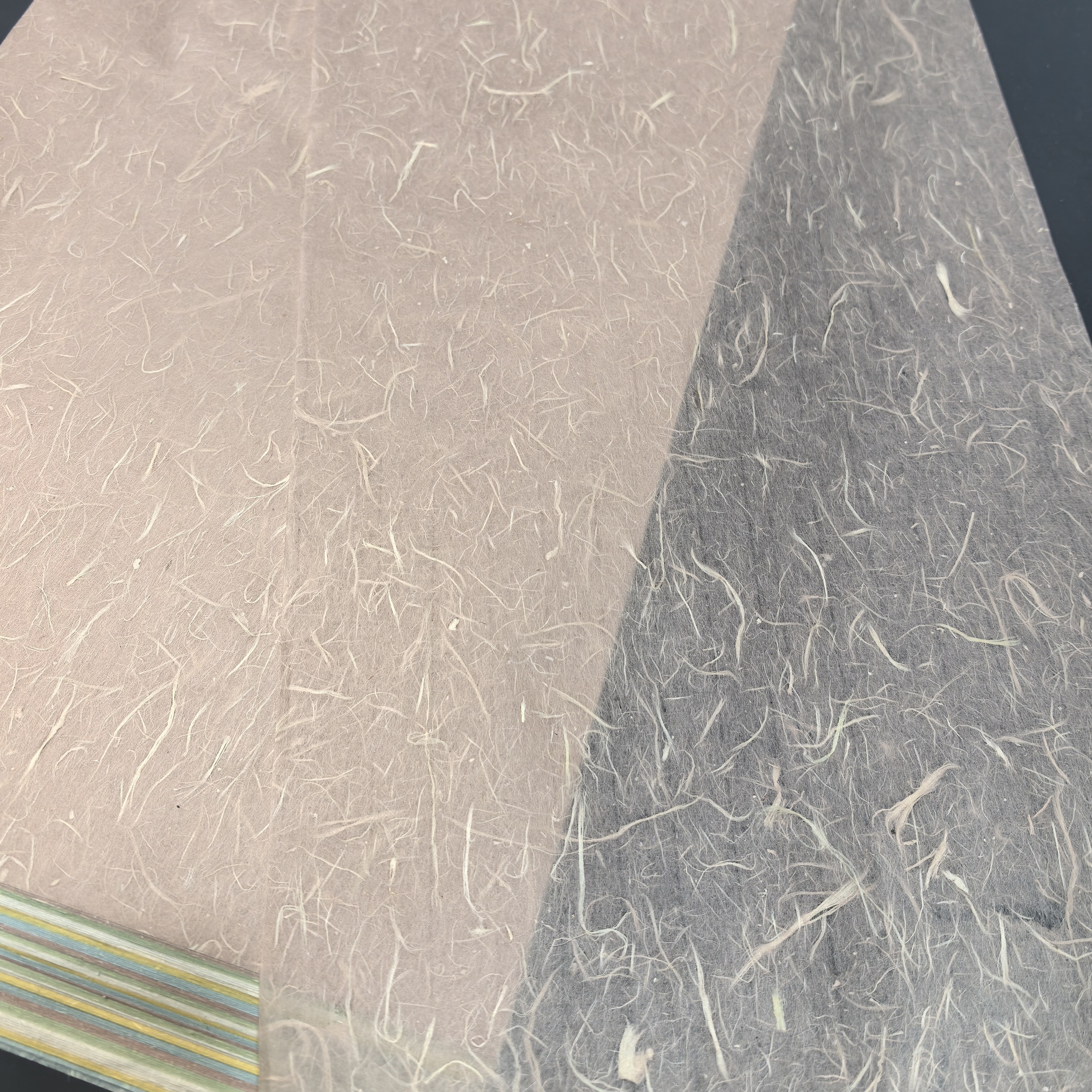 凤泉草木染雁楮清水云龙皮纸30*60cm50张 半生熟高级作品纸