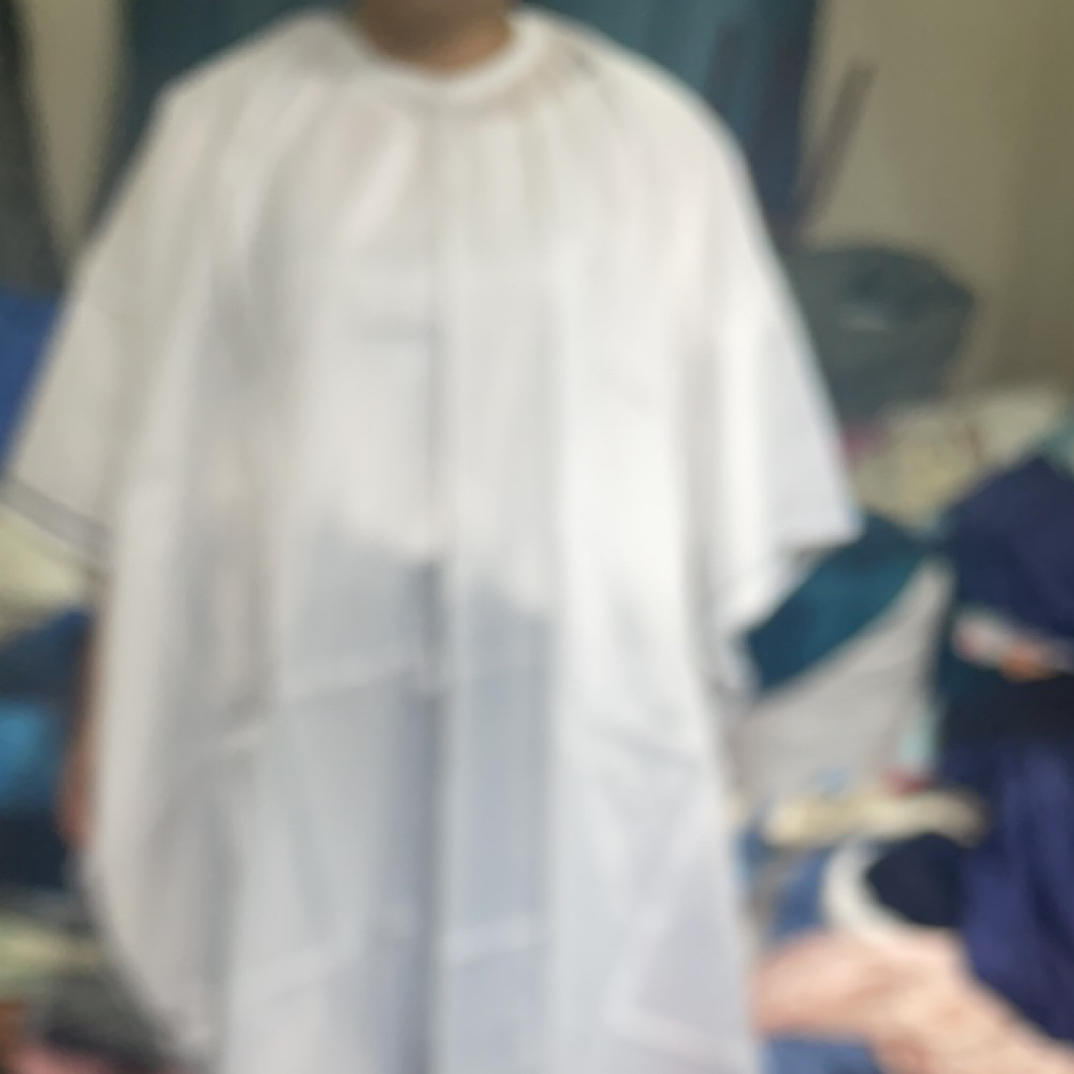 染发理发围裙白色