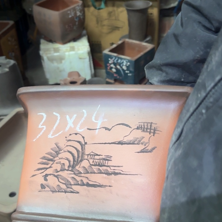 紫砂花盆紫砂花盆