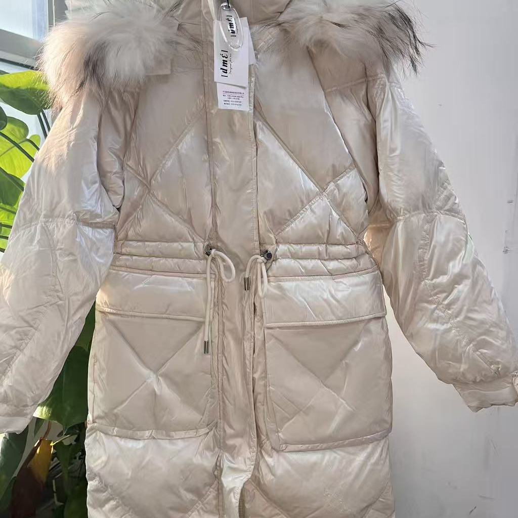 德*纳新款漆面长款羽绒服1165