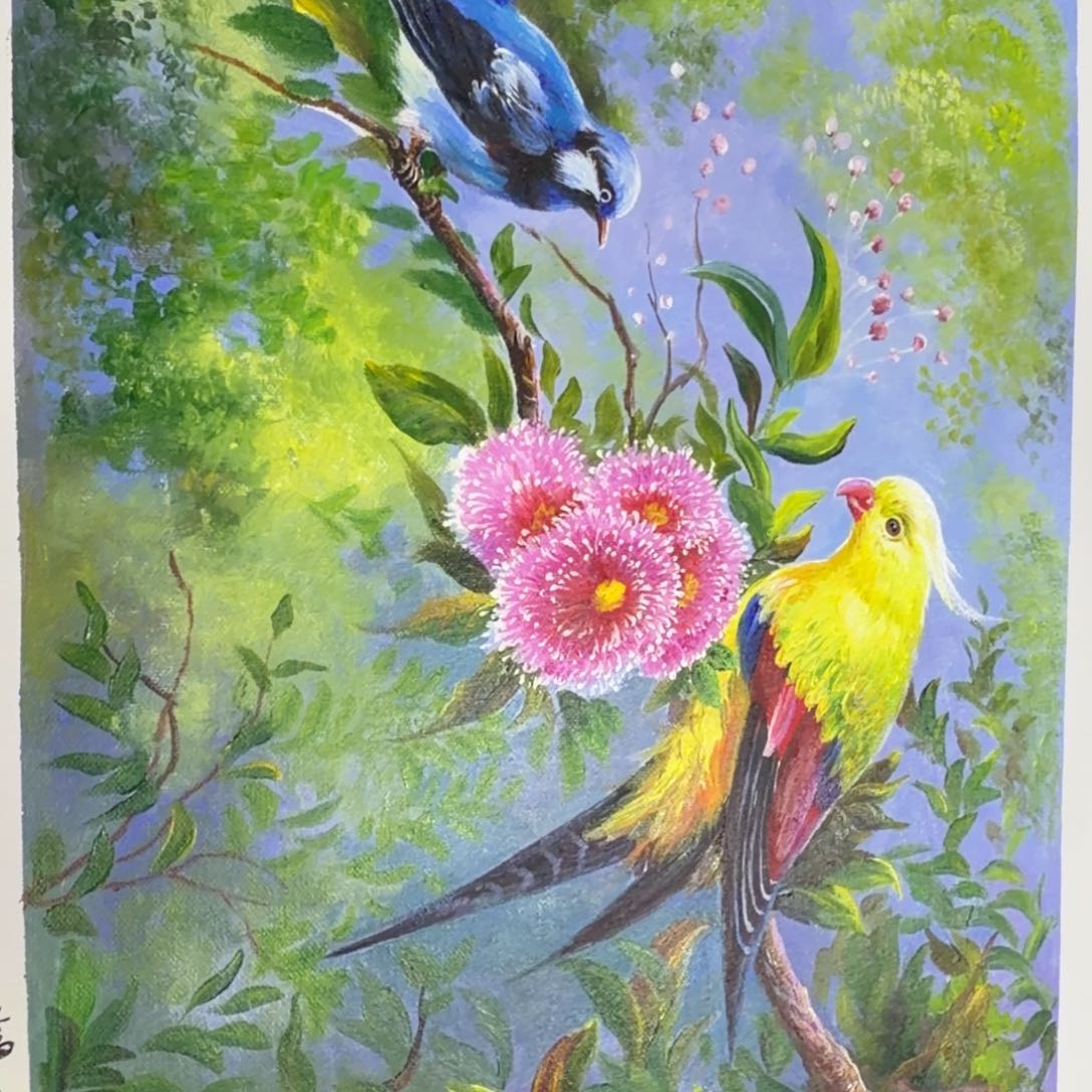 油画在干嘛了啊我想和