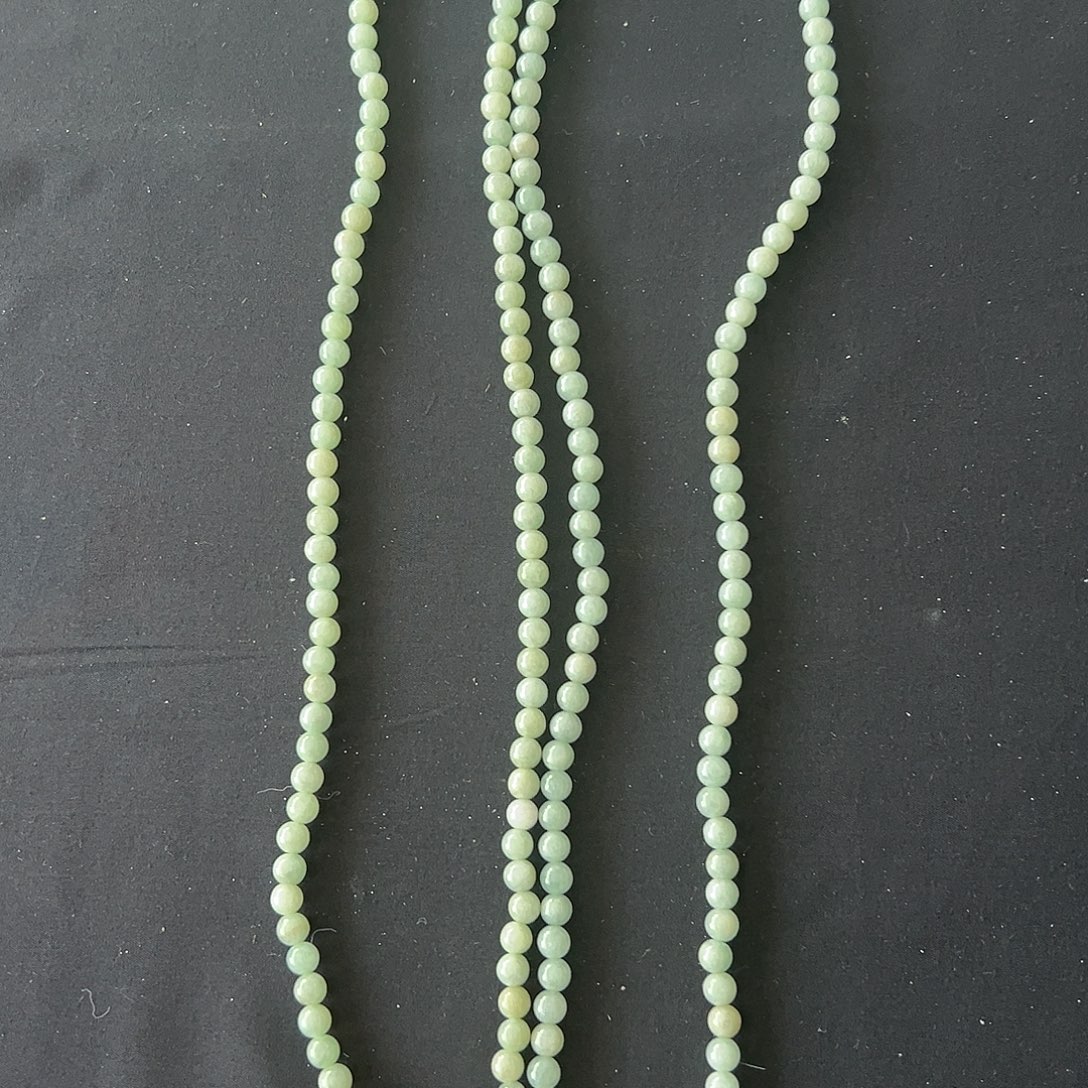 翡翠未镶嵌颈饰珠链