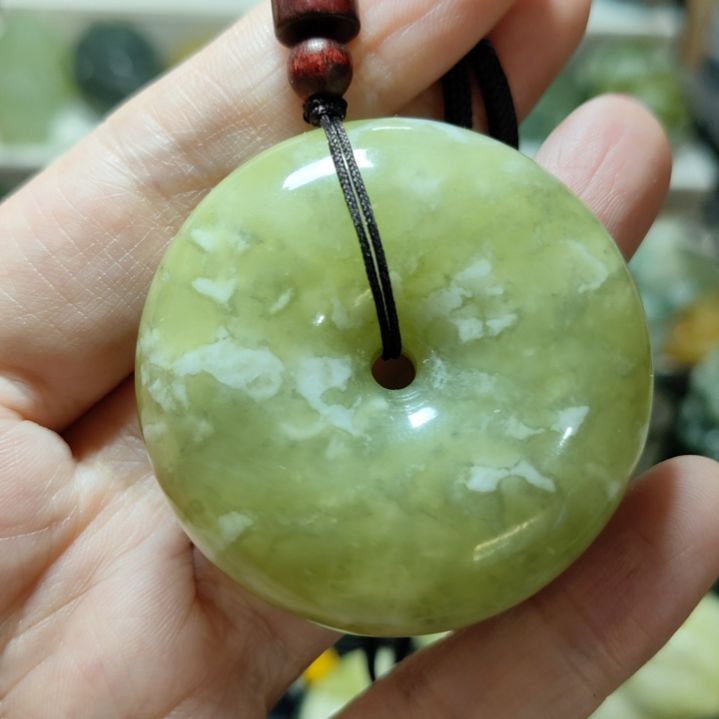 岫玉平安扣未镶嵌