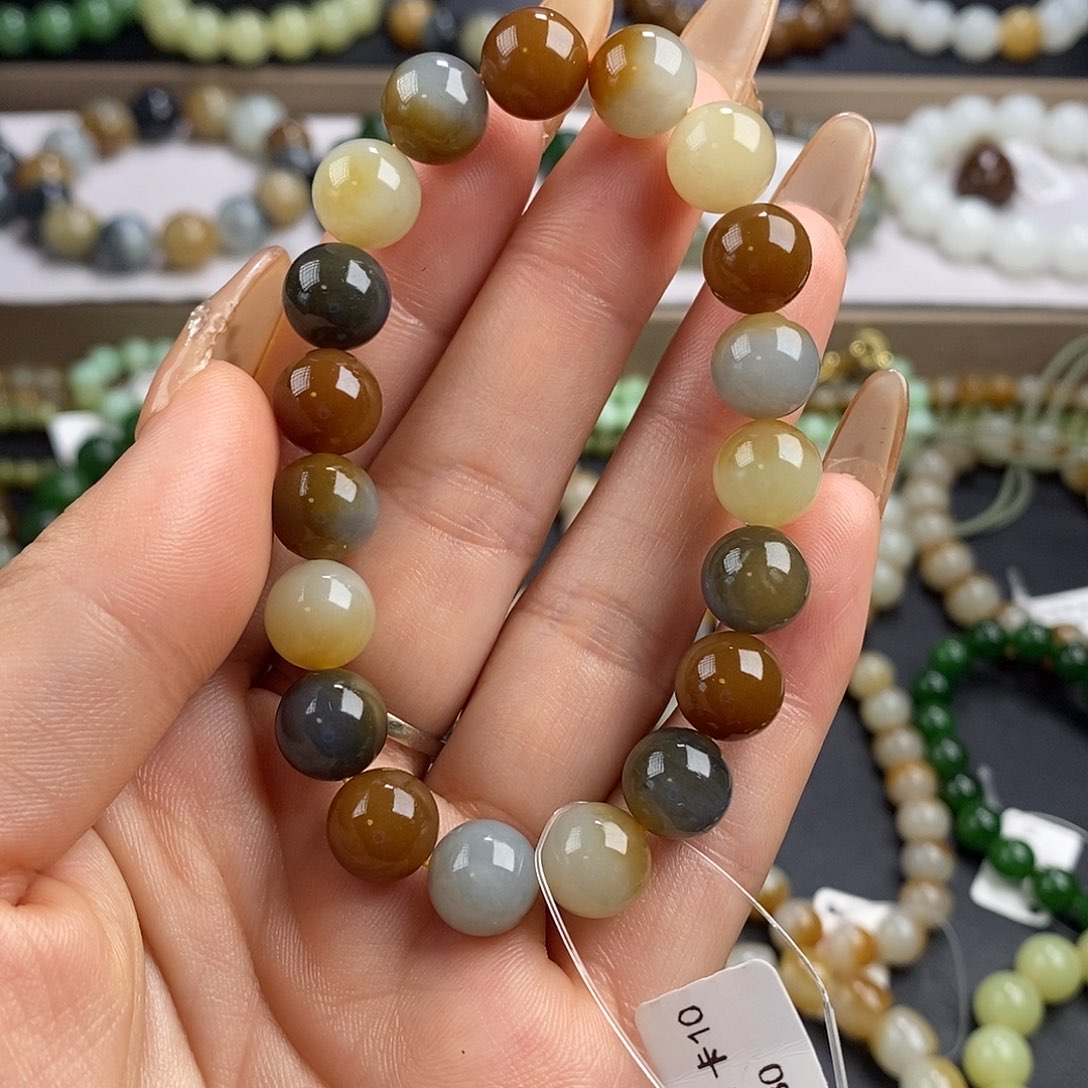 和田玉手串未镶嵌