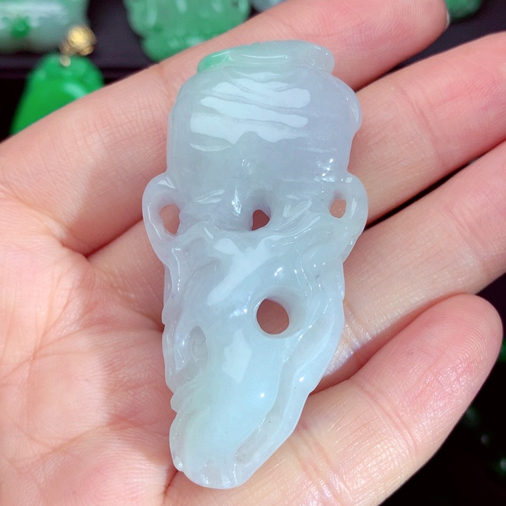 翡翠未镶嵌毛衣链