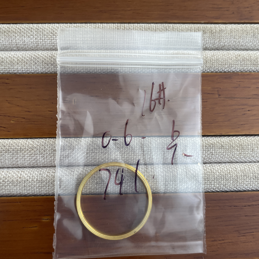 克重0.6 16号 米卡戒指 足金999