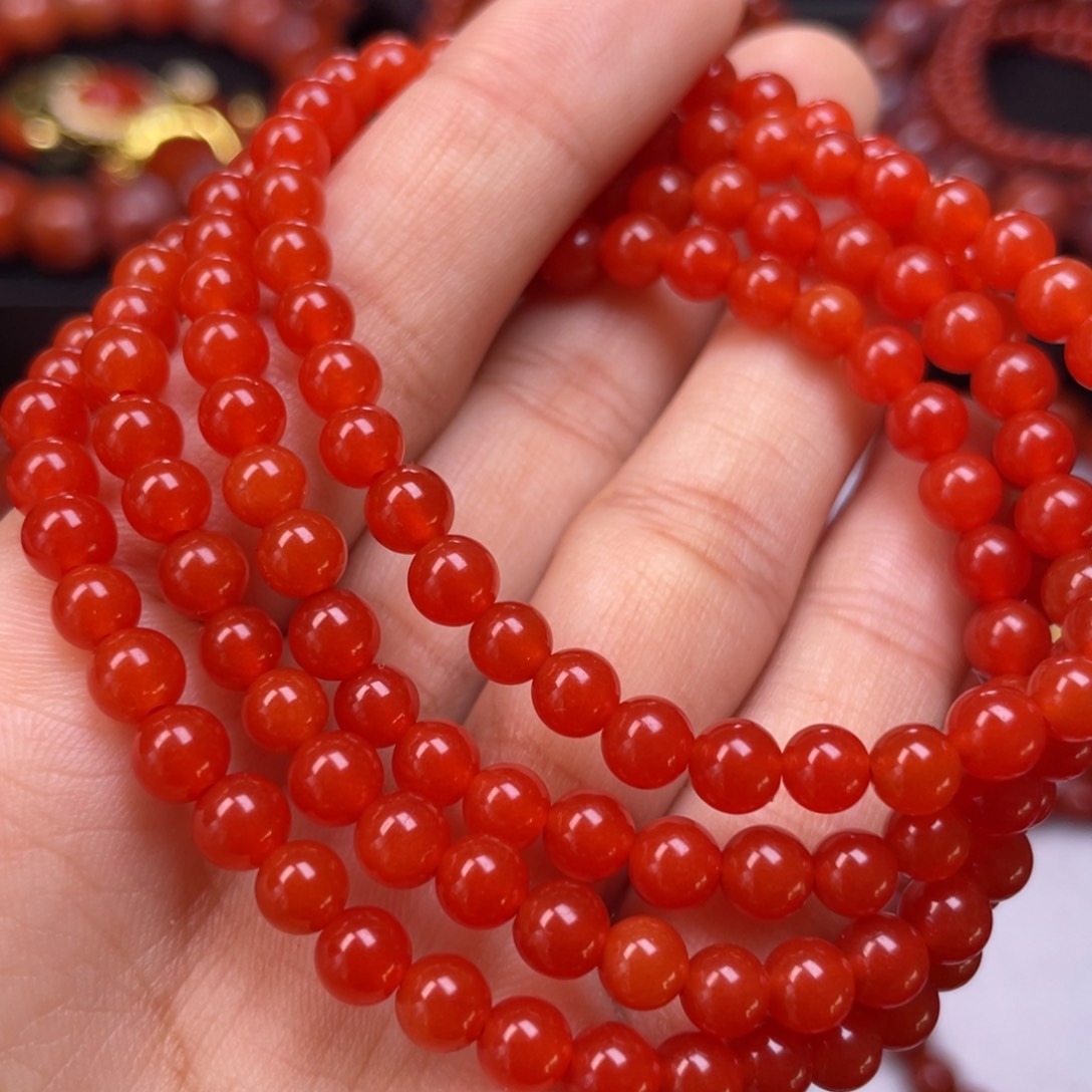 未镶嵌手链南红玛瑙