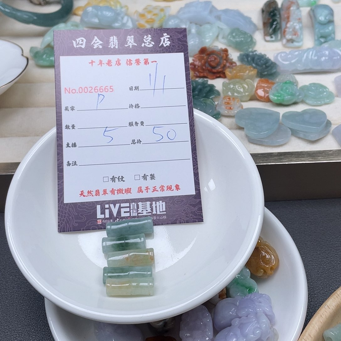 颈饰未镶嵌翡翠P***y
