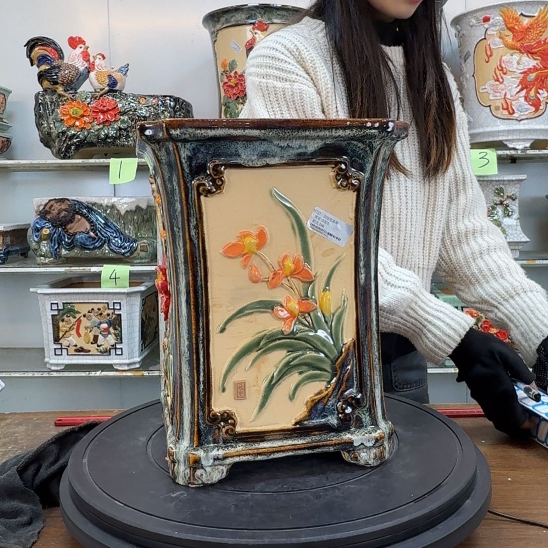 张****内口19内深28石湾盆