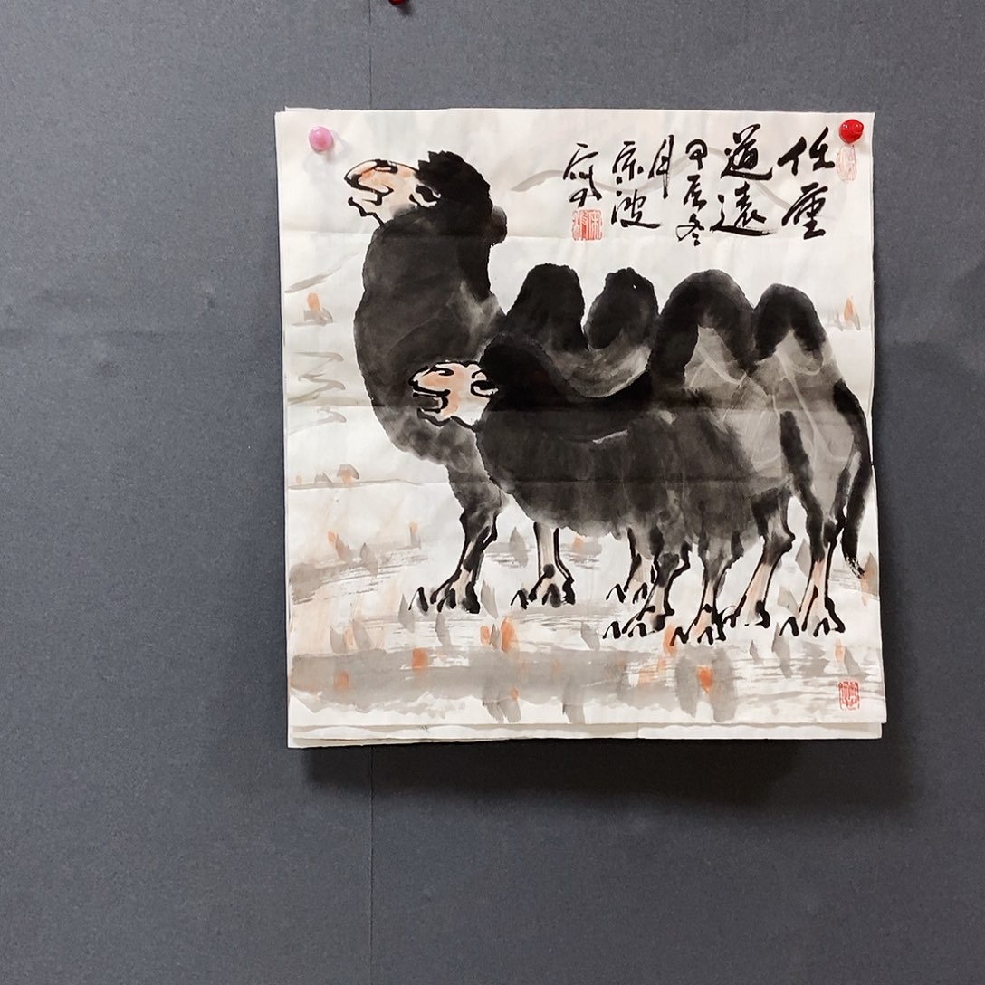 国画宋波手绘作品欣赏50.50