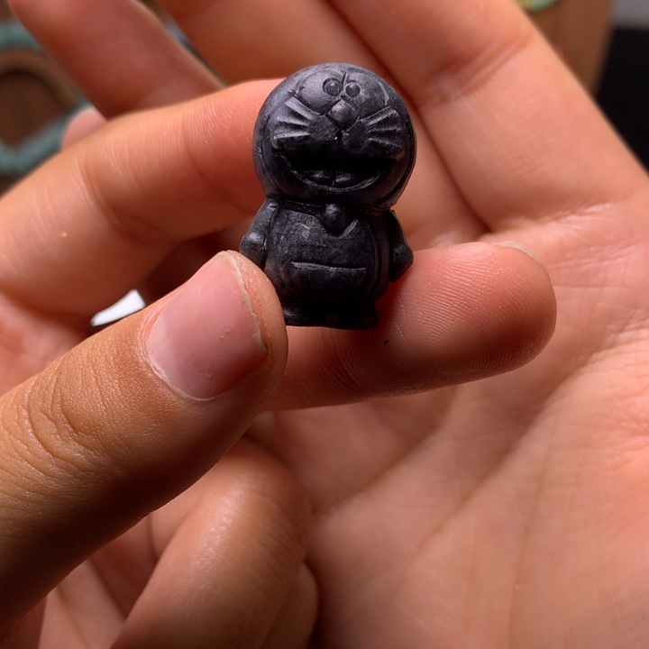 定制翡翠未镶嵌多啦a梦