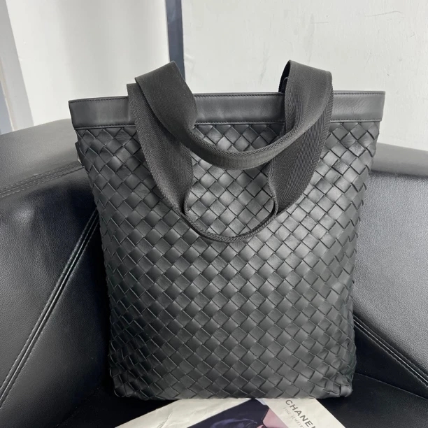 95新 BOTTEGA VENETA/葆蝶家 捐金沉珠/竖版编织托特