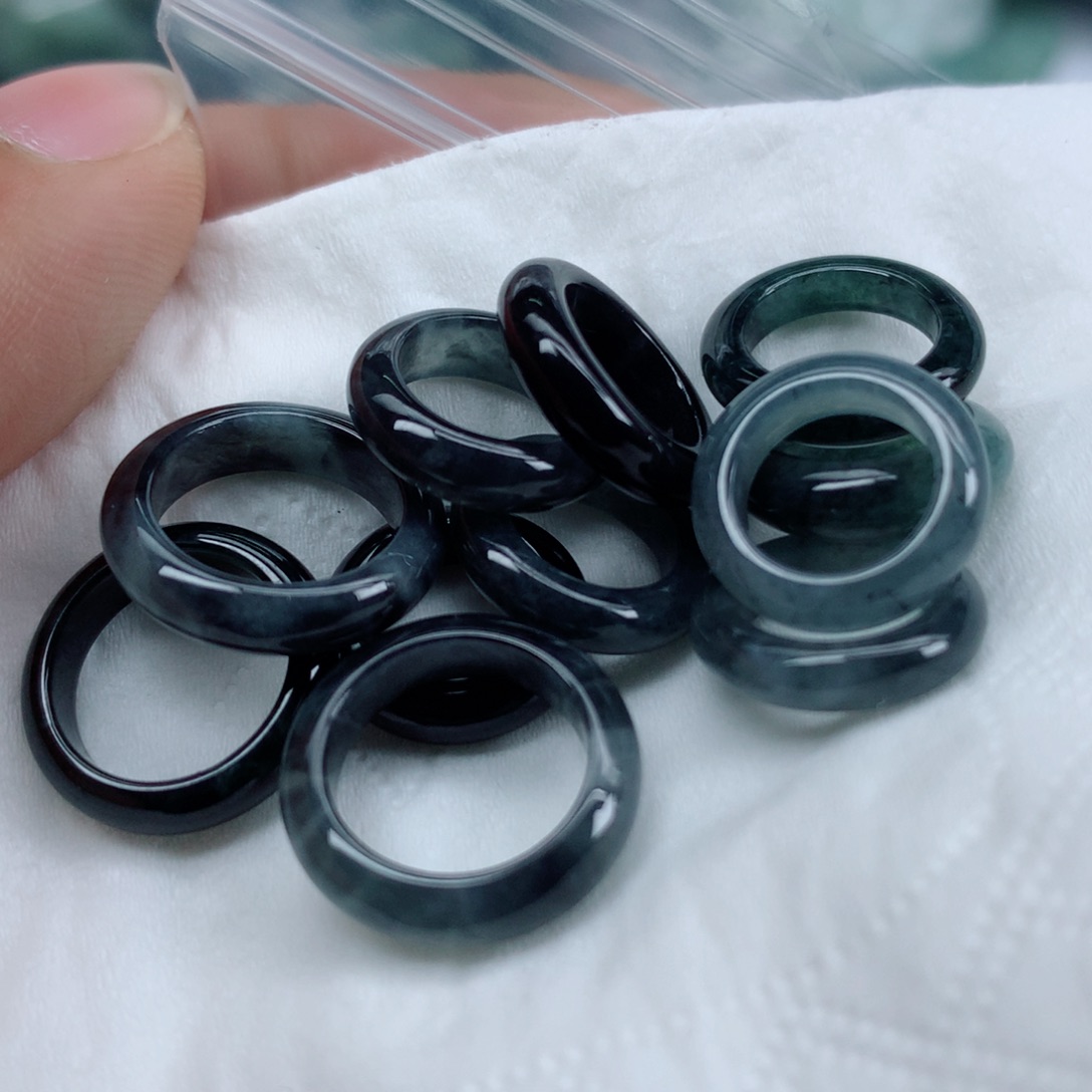 翡翠未镶嵌项链珠子珠