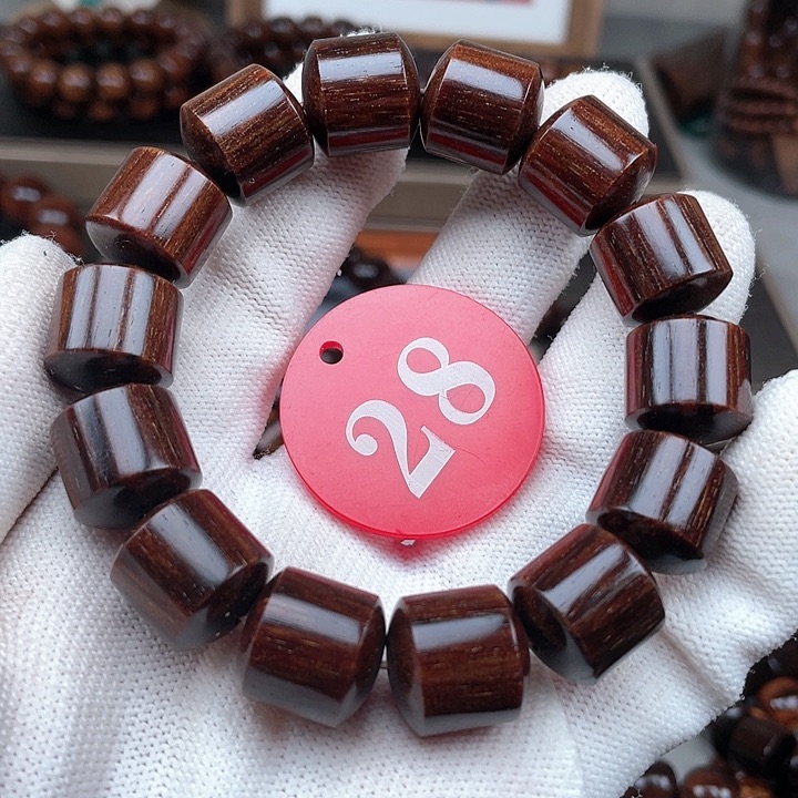 贡木其他黑珀桶珠15