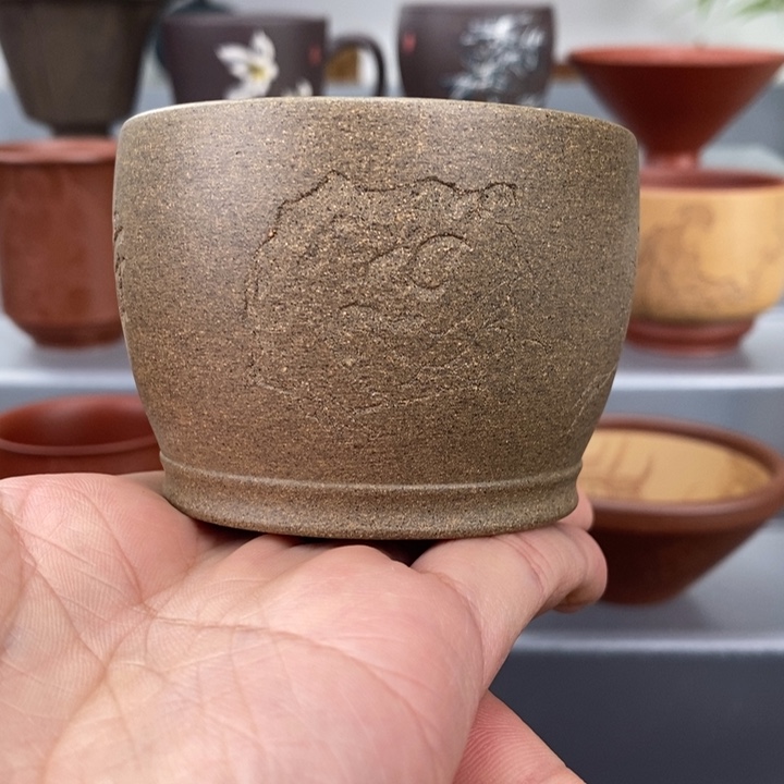 紫砂茶杯宜兴紫砂主人杯