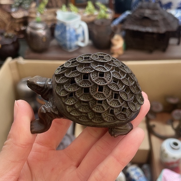 铜中古工艺品摆件