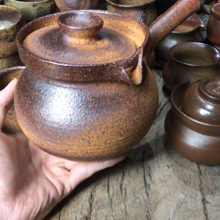950毫升粗陶柴烧煮茶罐