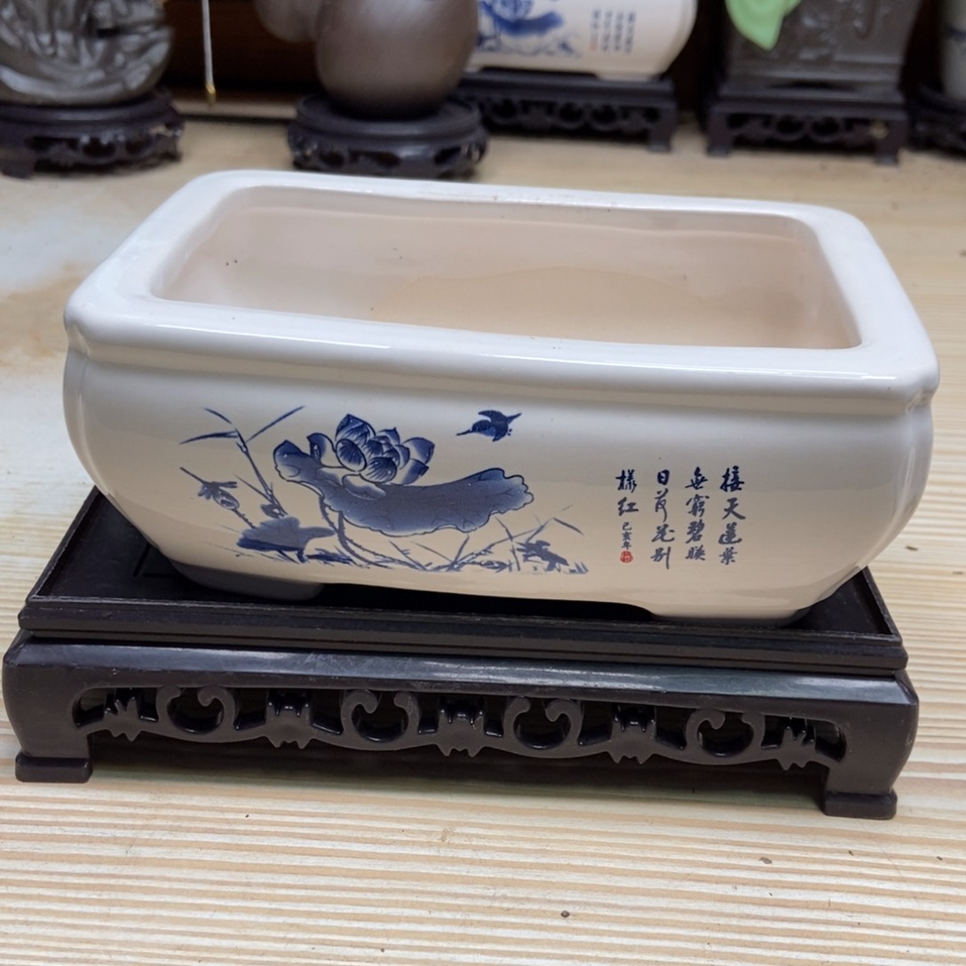 瓷片陶瓷花盆陶瓷艺术