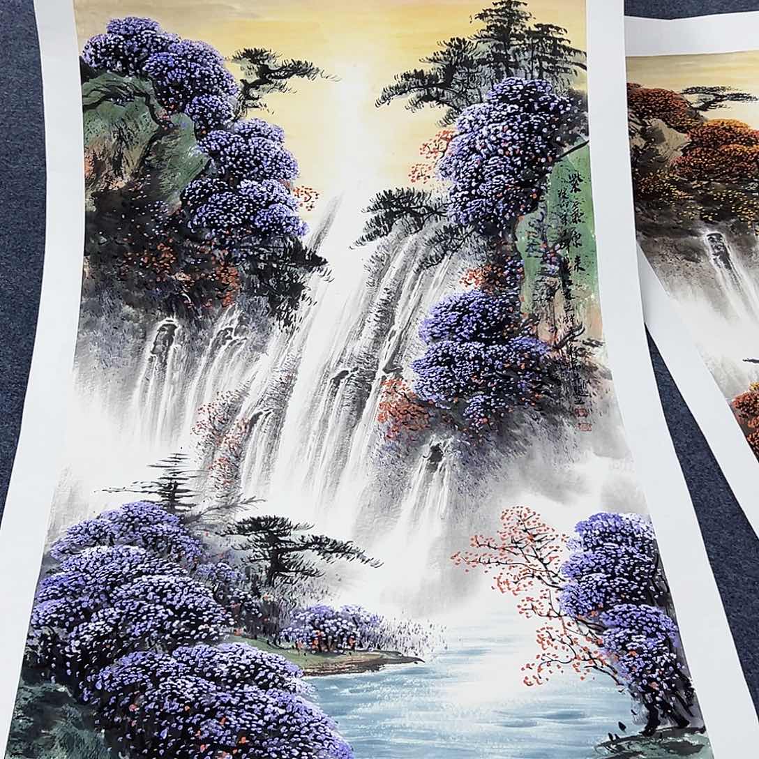 国画事事顺心如意万事如意