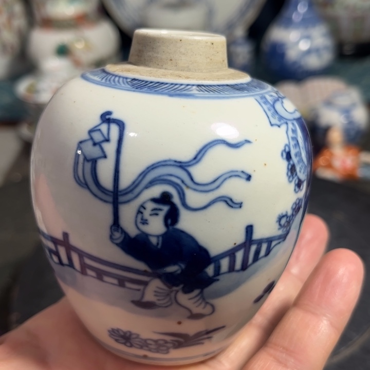 紫砂茶叶罐青花88888888888