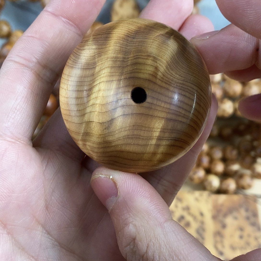 柏木（崖柏）其他太行崖柏闪电平安扣5.0